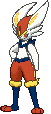 Cinderace animated sprite