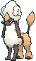 Furfrou-Diamond animated sprite