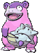 Galarian Slowbro animated sprite