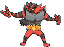 Incineroar animated sprite