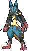 Mega Lucario animated sprite