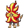 Mega Pyroar animated sprite
