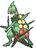 Mega Sceptile animated sprite