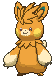 Pawmot animated sprite
