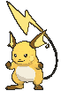 Raichu animated sprite